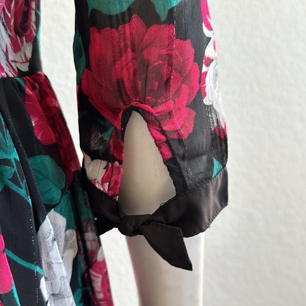 Hell Bunny Bed Of Roses Dress Black - Picture 7 of 10